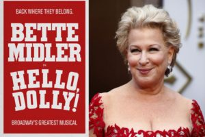 Bette Midler will star as the matchmaker Dolly Levi in the anticipated 2017 revival of Hello, Dolly! -- Photo Courtesy of LUCAS JACKSON/REUTERS
