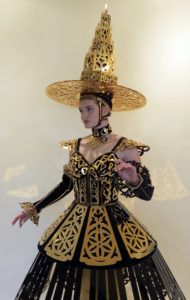 World of Wearable Art entry, "Glistening Gothic Tracery".