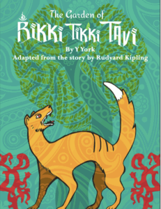 there is a picture of a book cover for the garden of rakka tik tik tik